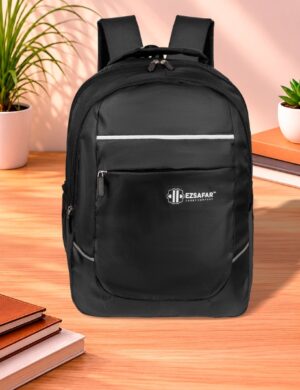 EZSAFAR Premium Black Campus Backpack 25 Litre
